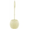 Perie WC cu suport, din plastic, Y142, crem