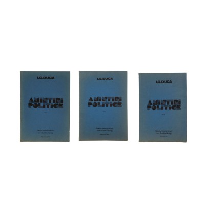I. G. Duca, Amintiri politice, 1981-1982, trei volume foto