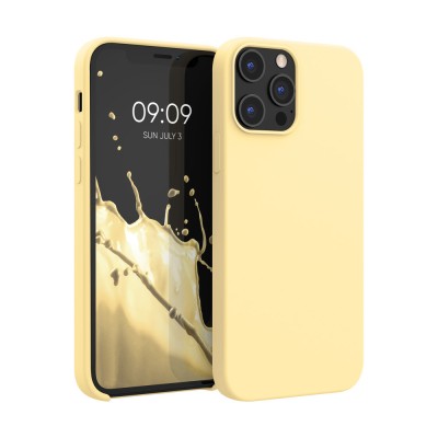 Husa pentru Apple iPhone 12 Pro Max, Silicon, Galben, 52644.158 foto