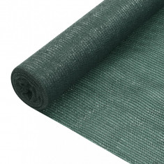 Plasă protecție intimitate, 1,2x50 m, verde, 75 g/m², HDPE