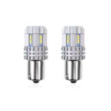 Cumpara ieftin Set becuri auto cu LED CANBUS compatibil P21 R5W/R10W 22 SMD Alb 12V/24V, destinat competitiilor auto sau off-road