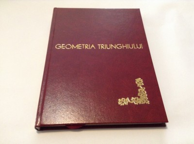 GEOMETRIA TRIUNGHIULUI -TRAIAN LALESCU--LEGATA DE LUX--RF17/1 foto