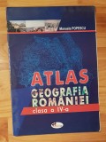 Atlas de geografia Romaniei pentru clasa a IV-a de Manuela Popescu