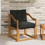 vidaXL Set Canapele de Exterior din Lemn Masiv Acacia, Mobilier Gradina, Design Modern, Perna Incluse, Rezistent Intemperii, Confortabil