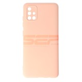 Husa Silicon Samsung Galaxy A51 Pink Sand - Calitate Premium - Tip Original