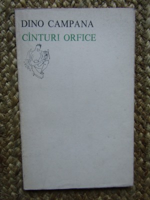 CANTURI ORFICE-DINO CAMPANA foto