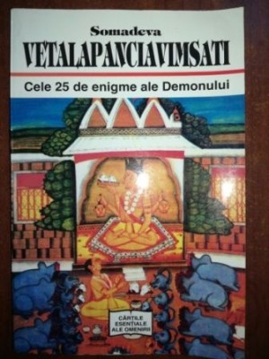 Vetalapanciavimsati CELE 25 DE ENIGME ALE DEMONULUI- Somadeva foto