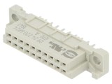 Conector HARTING DIN 41612 soclu mamă 20 pini drept THT 2A
