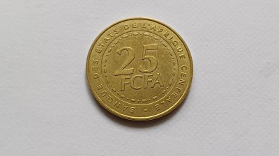 Africa Centrala-25 Francs 2006 foto