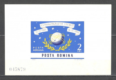 Romania.1964 Posta aeriana:Cosmonautica-Bl. ZR.206 foto