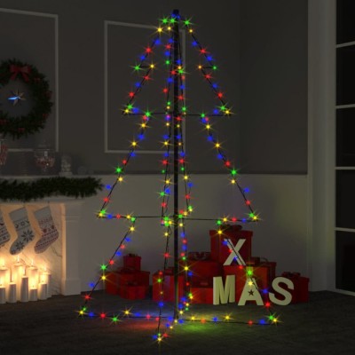 Gossi brad craciun conic, 200 led-uri, 98x150 cm, interior &amp;amp; exterior foto