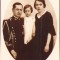 HST P857 Poză ofițer rom&acirc;n 1933 insignă Școală Război studio Zalevski Brăila