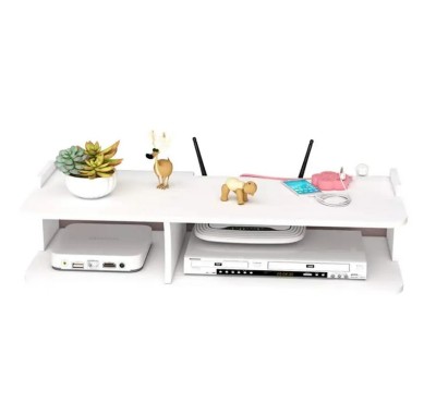 Suport router si alte accesorii, 2 compartimente, 20x50 cm foto