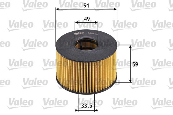 VALEO 586513 Filtru ulei