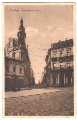 SV * CERNAUTI * BUCOVINA * STRADA JANCU FLONDOR 1930 foto