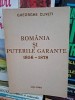 Carte Istorie Romania si puterile garante 1856-1878 de Gheorghe Cliveti, editie 1988, 251 pagini, format 24x17 cm