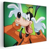 Tablou afis Goofy desene animate 2251 Tablou canvas pe panza CU RAMA 70x100 cm