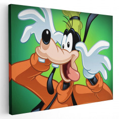 Tablou afis Goofy desene animate 2251 Tablou canvas pe panza CU RAMA 80x120 cm