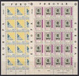 Foroyar Feroe Danemarca MNH 1979 - Europa Cept - timbru in timbru - minicoli