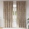 vidaXL Draperie cu perdele 2 pcs Șampanie 245 x 140 cm Catifea