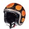 Casca open face scutere/motociclete MT Le Mans SV Flaming negru/portocaliu mat (ochelari soare integrati) &ndash; omologare noua ECE/ONU22.05 - XS