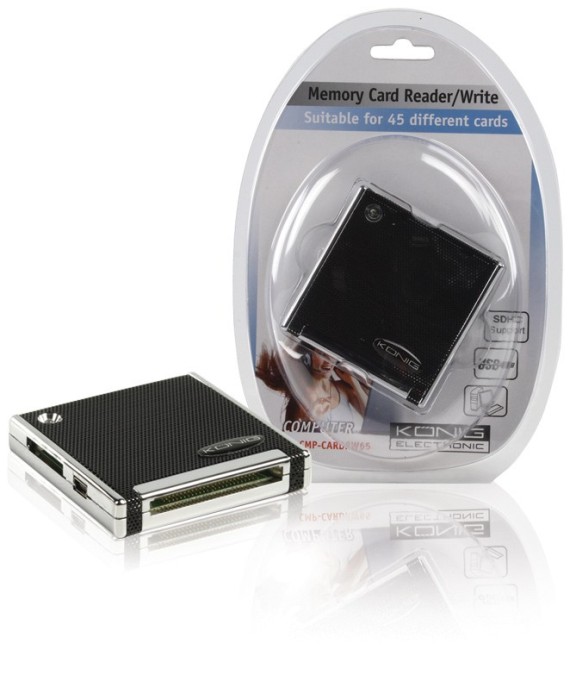 Card Reader extern Konig CMP-CARDRW65, 45 carduri compatibile
