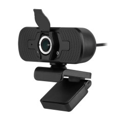 Camera Web Rebel, 1080p, 1920 x 1080 px, USB 2.0, format MP4, 30 FPS, cablu 1.4 m, baza reglabila, microfon incorporat, Negru