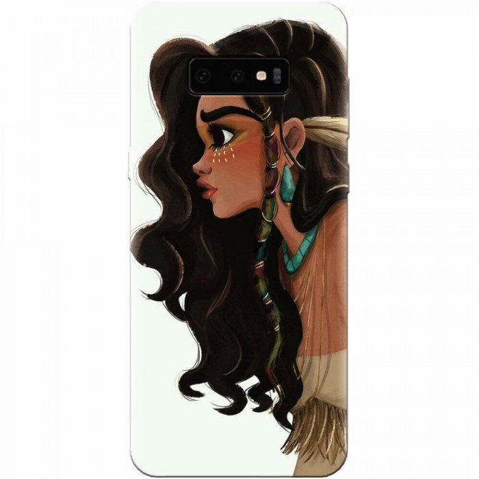 Husa silicon pentru Samsung Galaxy S10 Lite, Indian Girl