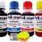 Set Cerneala Ink-Mate Compatibil Brother 1x100ml BTD60BK, 1x100ml BT5000C, 1x100ml BT5000M, 1x100ml BT5000Y + 1x Notes 5 culori si 1xCd-r Maxell
