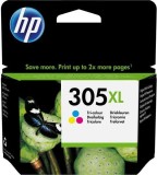Cumpara ieftin Cartus Cerneala HP 305XL Color, High Yield, Original (3YM63AE) - Deskjet 2320 AIO