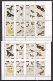 Dhufar 1972/73 fauna fluturi i 2 kleib. MNH, Nestampilat