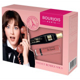 Set Bourjois Velvet Rendez-Vous, Mascara Twist Up Black 8 ml si Ruj de Buze Rouge Velvet 2.4 g, Seturi Cadou pentru Femei, Set Cadou Make-Up pentru Fe