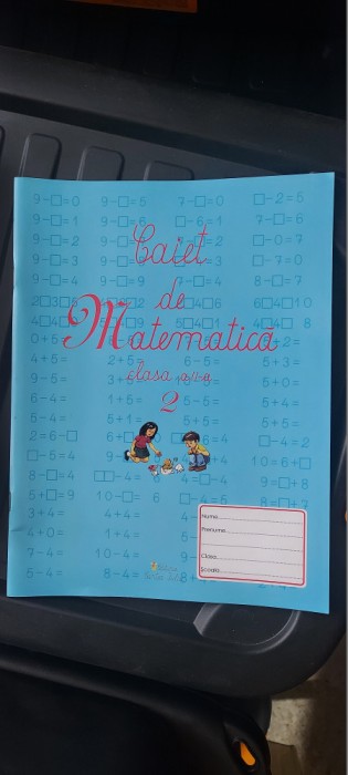 CAIET DE MATEMATICA CLASA A II A