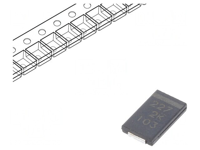 Condensator Polimeric Low ESR 220uF 2VDC SMD