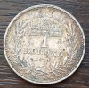 (A1001) MONEDA DIN ARGINT UNGARIA - 1 KORONA 1914 COROANA, FRANZ JOSEPH, PATINA SUPERBA, Europa