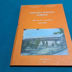 PEPINIERA POMICOLĂ *ISTRIȚA 100 ANI DE ACTIVITATE 1893-1993 / NICOLAE ȘTEFAN *