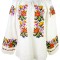 Bluza casual dama RFN 2, marime 3XL, alb/portocaliu caisa