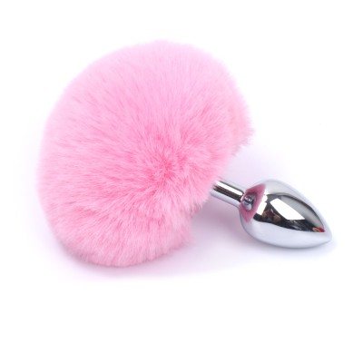 Dildo metalic Rosy Round Tail foto