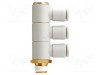 Racord push-in filetate 90&deg; SMC - 1&divide;10bar -5&divide;60&deg;C