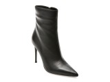 Botine elegante EPICA PREMIUM negre, 2466T, din piele naturala
