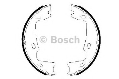 Set saboti frana SAAB 9-5 Combi (YS3E) (1998 - 2009) BOSCH 0 986 487 214 foto