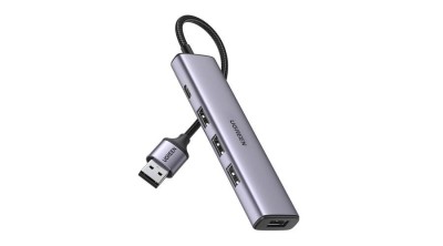 Hub UGREEN 5in1 Adaptor, USB la 4x USB 3.0 foto