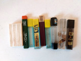 Lot 8 cutii de la mine pentru creiona automat, din anii 80, colectie
