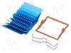 Radiator extrudat, aluminiu, 30mm x 30mm, albastra, Advanced Thermal Solutions - ATS-X50300G-C1-R0