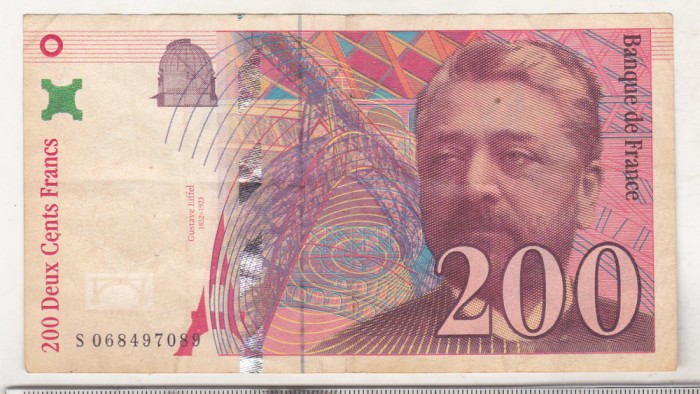 bnk bn Franta 200 franci 1997 circulata