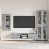 Cumpara ieftin Set comoda TV FLORIN 3 buc. 150 x 39 x 30 cm Sonoma gri