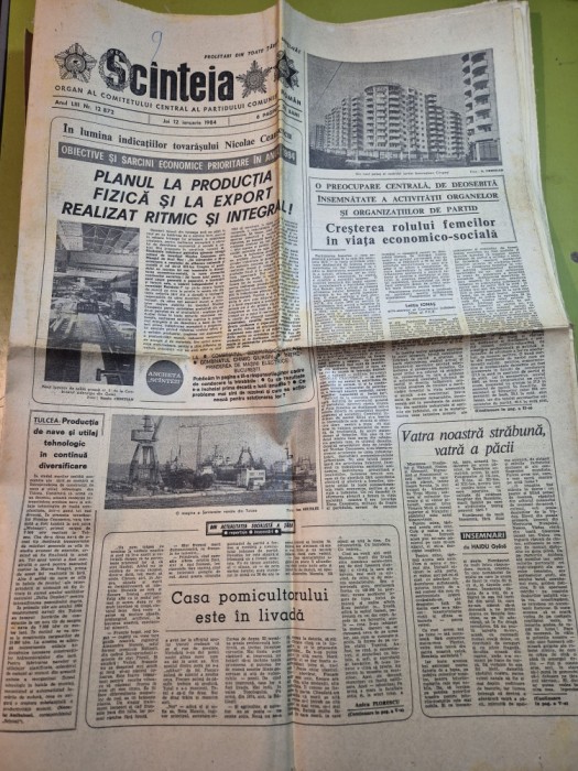 scanteia 12 ianuarie 1984-art. tulcea,poiana brasov