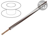 Cablu Electric 2.5mm2 PVC Maro-Alb 50m