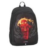 Ghiozdan băieți neechipat LEGO - design NinjaGo, Red