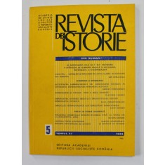 REVISTA DE ISTORIE , TOMUL 37, NR. 5 , MAI , 1984